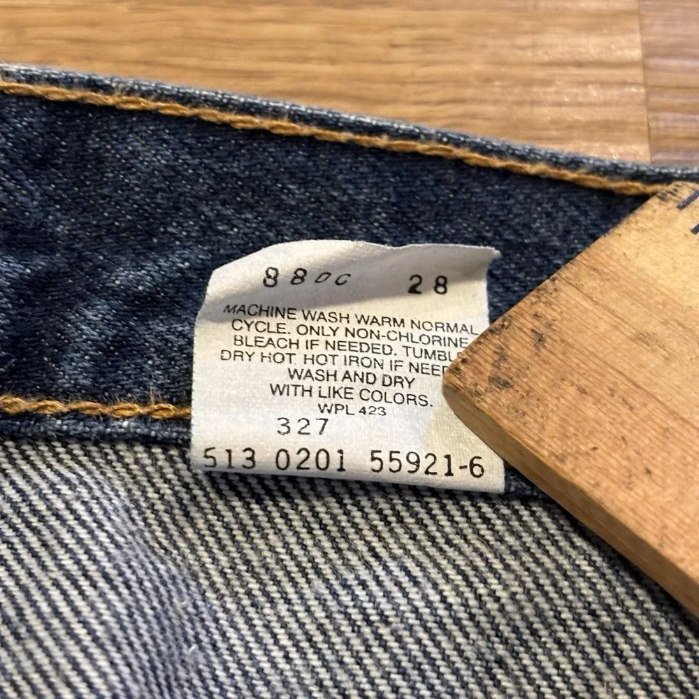 VTG Levi's 517 Boot Cut Jeans Men's 36x32 USA Made Dark Indigo Denim Cowboy Y2K